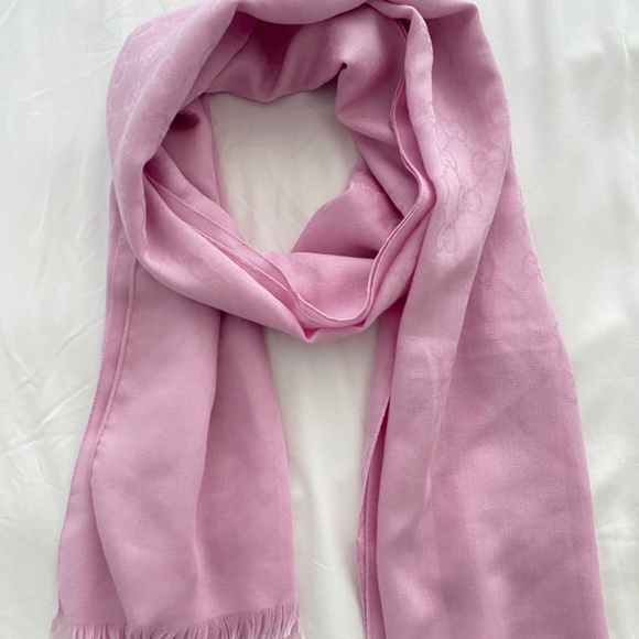 Gucci pink scarf one size - Picture 3 of 4